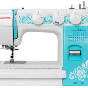 Швейная машина Janome HD1019 белый-голубой